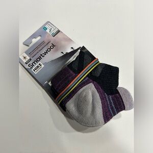 Smartwool Women's Small Hike Light Cushion Low Ankle Socks Charcoal Teal NWT
